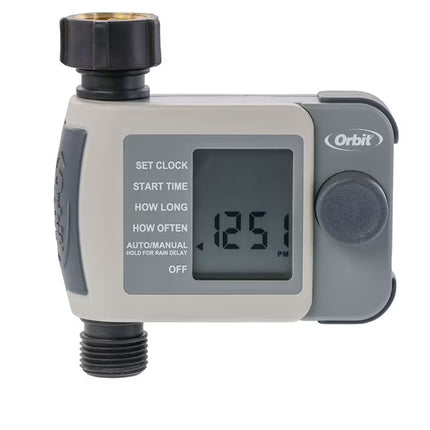 Orbit B-hyve 1-Port Bluetooth Digital LCD Screen Outdoor Hose Faucet Timer
