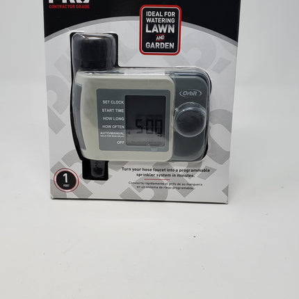 Orbit B-hyve 1-Port Bluetooth Digital LCD Screen Outdoor Hose Faucet Timer