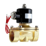 1/2 3/4 1 Inch 12V Water Air Gas Brass Valve