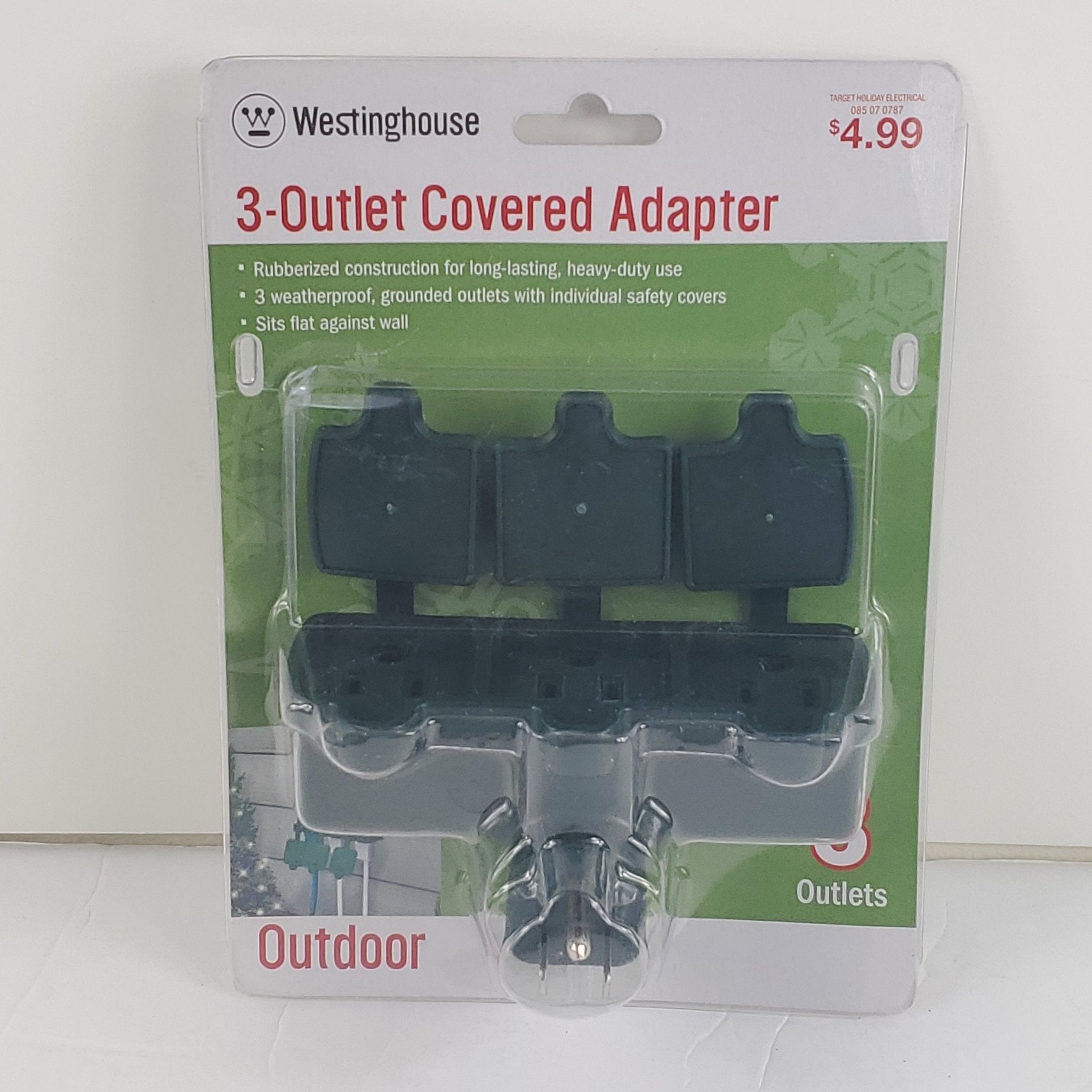 3-Outlet Outdoor Wall Adapters - Bargainwizz