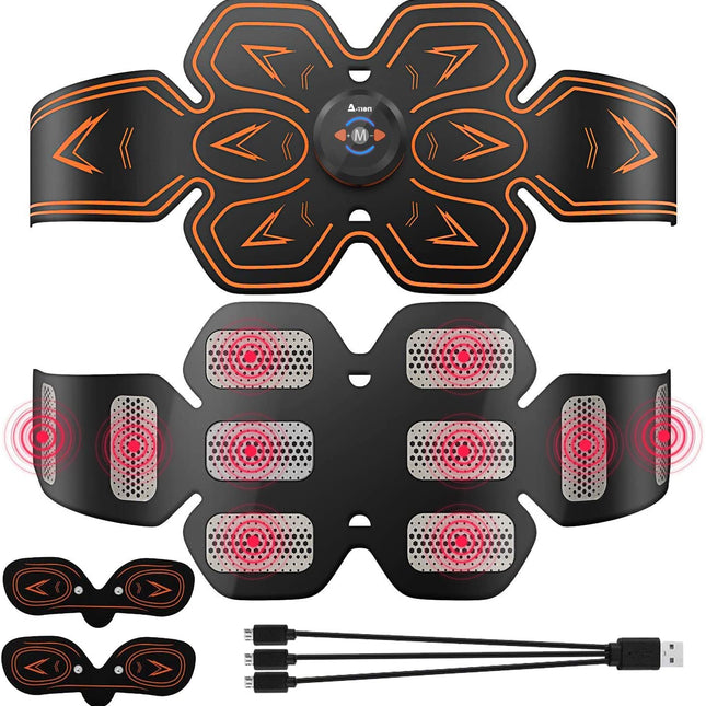 Action Electrostimulator Abdominal Belt, Professional EMS Muscle Stimulator - Bargainwizz