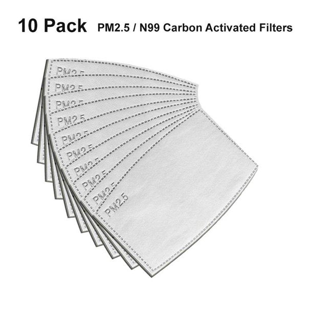 Activated Carbon Filter Mask Insert* - Bargainwizz
