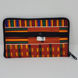 African Print Zip Up Tote Bag - Bargainwizz