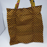 African Print Zip Up Tote Bag - Bargainwizz