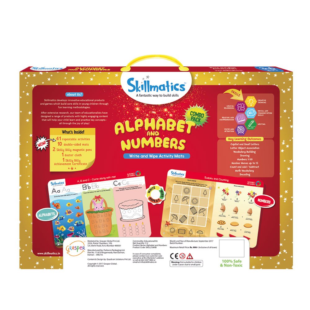 Alphabet & Numbers Learning Milestone - Bargainwizz