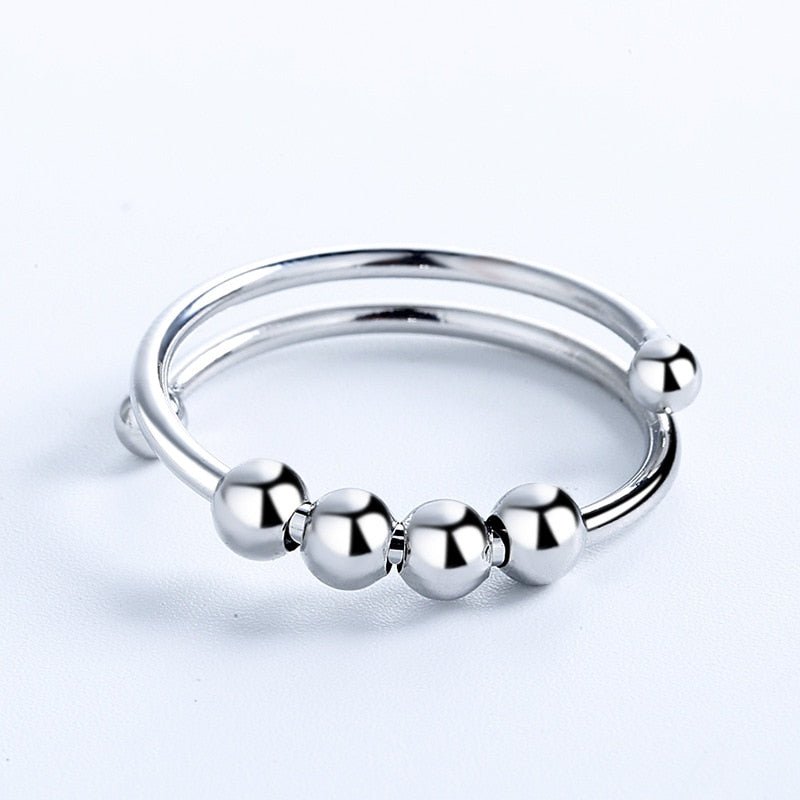 Anxiety Ring Spiral Beads Spinner - Bargainwizz