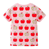 Apples Print Baby Girl Tee - Bargainwizz
