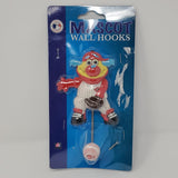 Baseball Mascot Wall Hooks