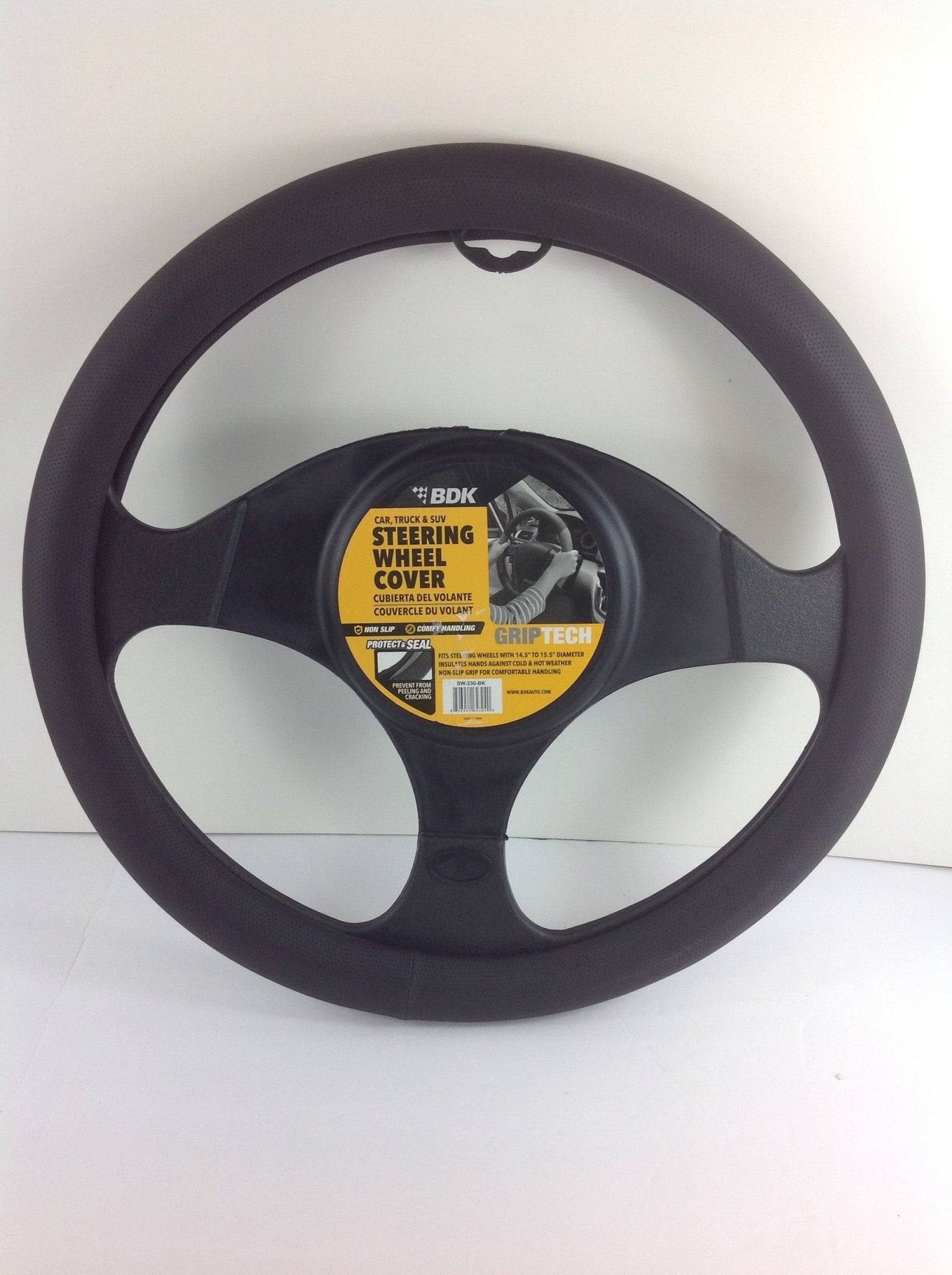 BDK Memory Foam Soft Grip Steering Wheel Cover - Bargainwizz