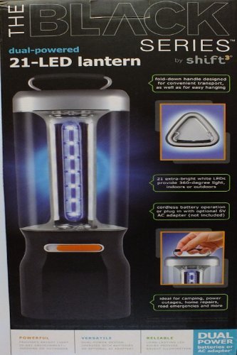 Black Series Dual-Powered 21-LED lantern - Bargainwizz