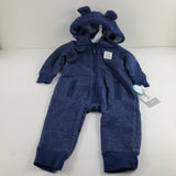 Boys' Cute Little Cub Hooded Jumpsuit - Bargainwizz