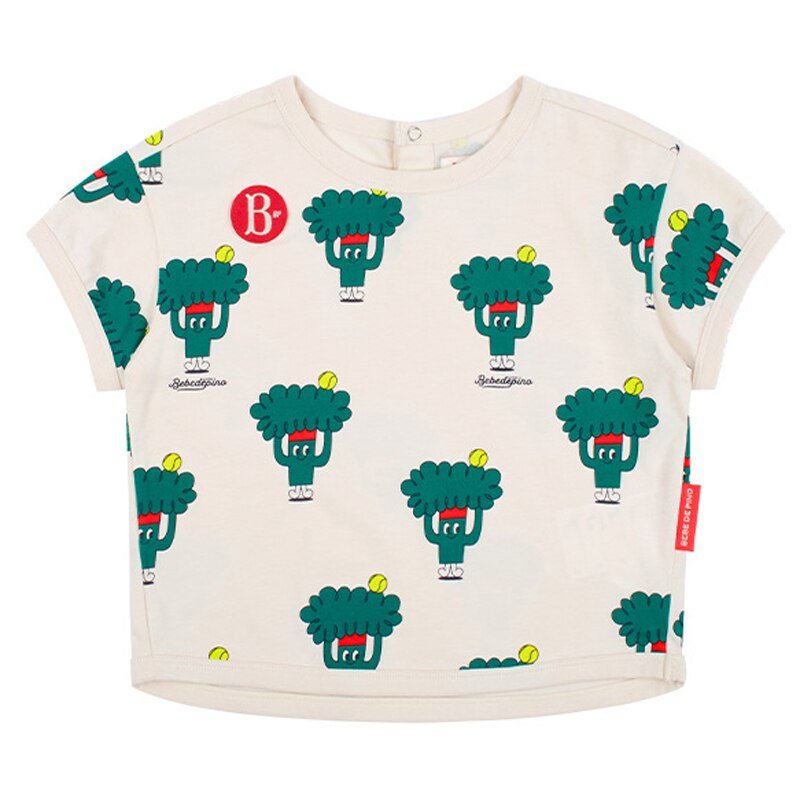 Broccoli Print Cotton Shirts - Bargainwizz