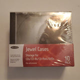 CD/DVD Jewel Cases 10 Pack - Bargainwizz