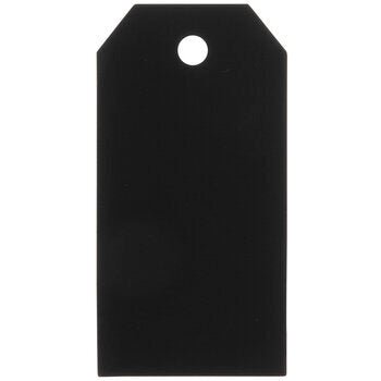 Chalkboard Tags Large Rectangle Shape With Ties - Bargainwizz