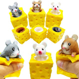 Cheese Mouse Cup Squeeze Toy - Bargainwizz