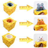Cheese Mouse Cup Squeeze Toy - Bargainwizz