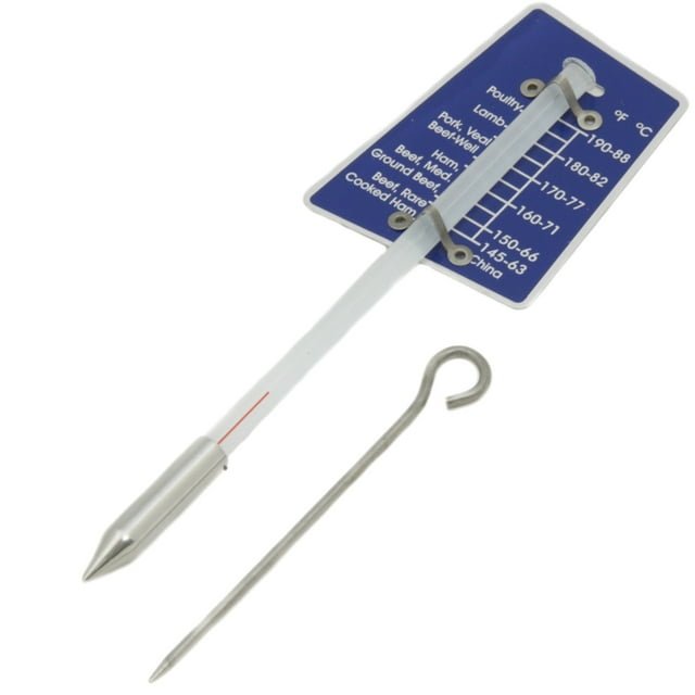 Chef Craft Select Glass Meat Thermometer 6.5 inches in Length Blue - Bargainwizz
