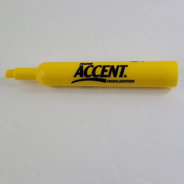 Chisel Tip Highlighter, Yellow - Bargainwizz