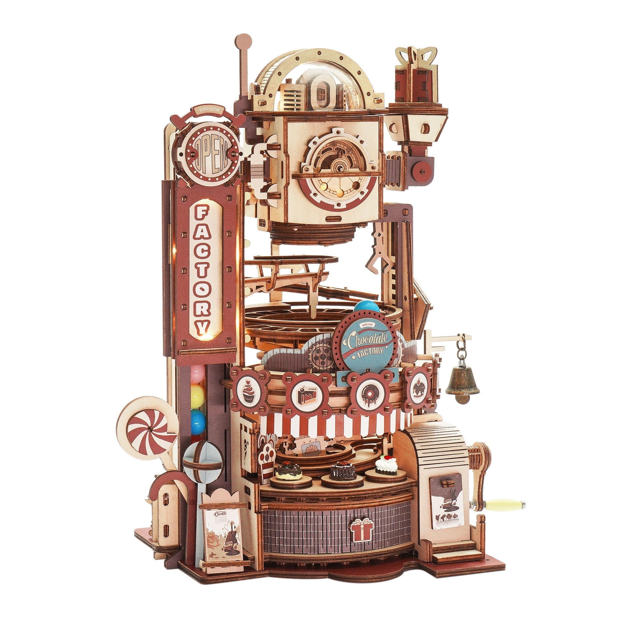 Chocolate Factory Marble Run Puzzle - Bargainwizz
