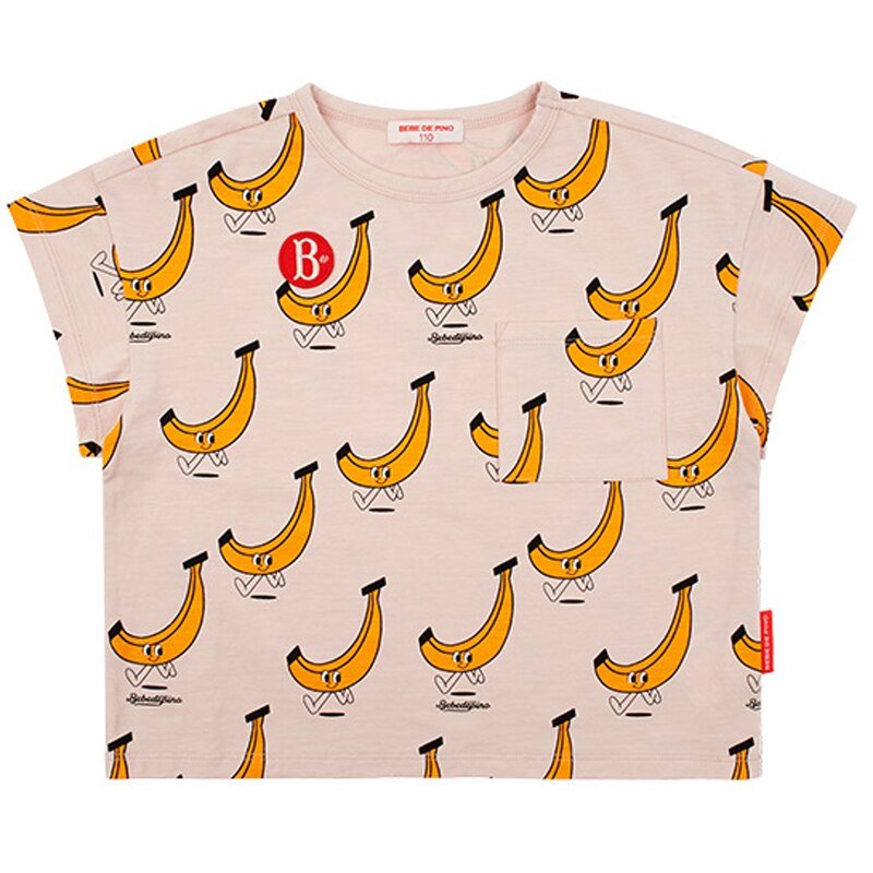 Cotton Peanuts Banana Printed T-shirt - Bargainwizz