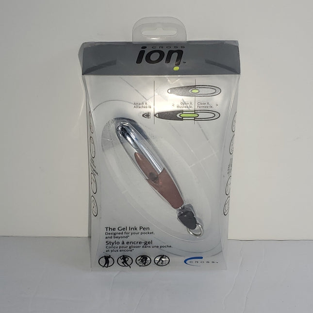 Cross Ion Gel Ink Pen Astral Silver/Red - Bargainwizz