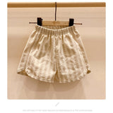 Cute Plaid Printed Toddler Shorts - Bargainwizz