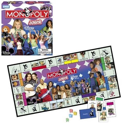 Disney Channel Monopoly Junior Game Hannah Zak Cody Kim - Bargainwizz