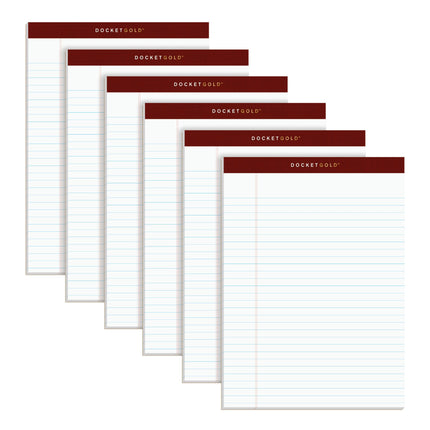 Docket Gold Legal Rule Pads - Bargainwizz
