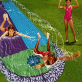Double Water Slide Lawn - Bargainwizz