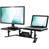 Dual Monitor Adjustable Stand - Bargainwizz