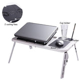 E-Stand LD09 Laptop Table White/Black - Bargainwizz