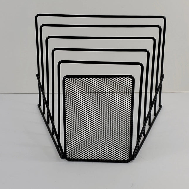 Eldon File 5 Step Sorters, Black Wire Mesh - Bargainwizz