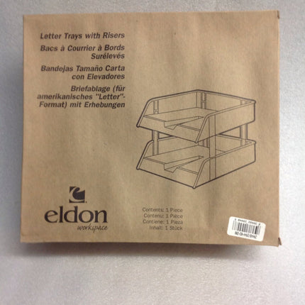 Eldon Letter Tray With Risers , 29448 - Bargainwizz