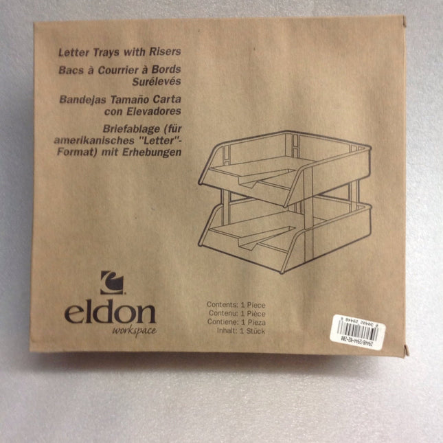 Eldon Letter Tray With Risers , 29448 - Bargainwizz