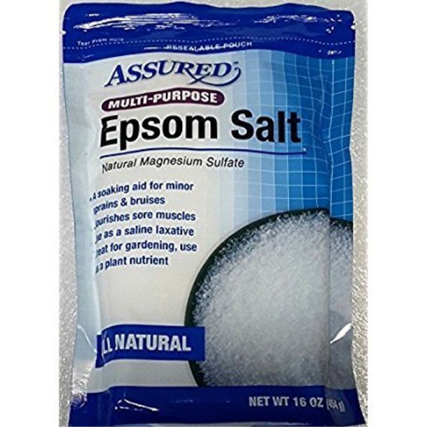 Epsom Salt Assured Multi-purpose All Natural Bath Salt 16oz Bag - Bargainwizz