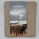 Essential Home Fabric Tablecloth - Tan - Bargainwizz