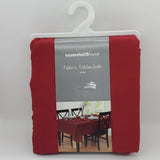 Essential Home Red Tablecloth - Elegant Décor Info - Bargainwizz