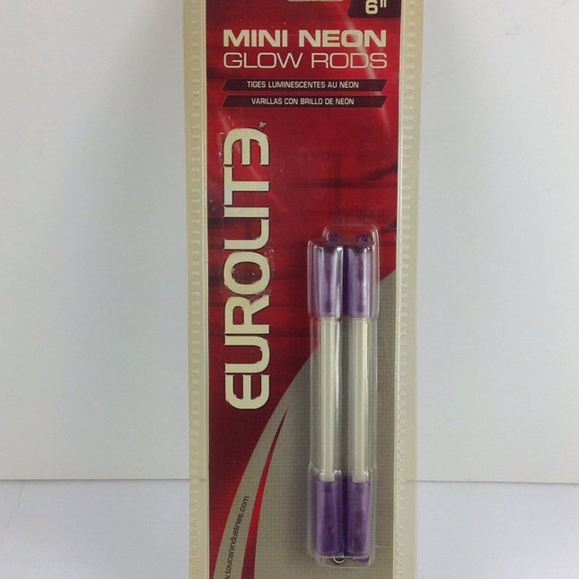 Eurolite 6" Mini Neon Glow Rod Purple NG203 - Bargainwizz