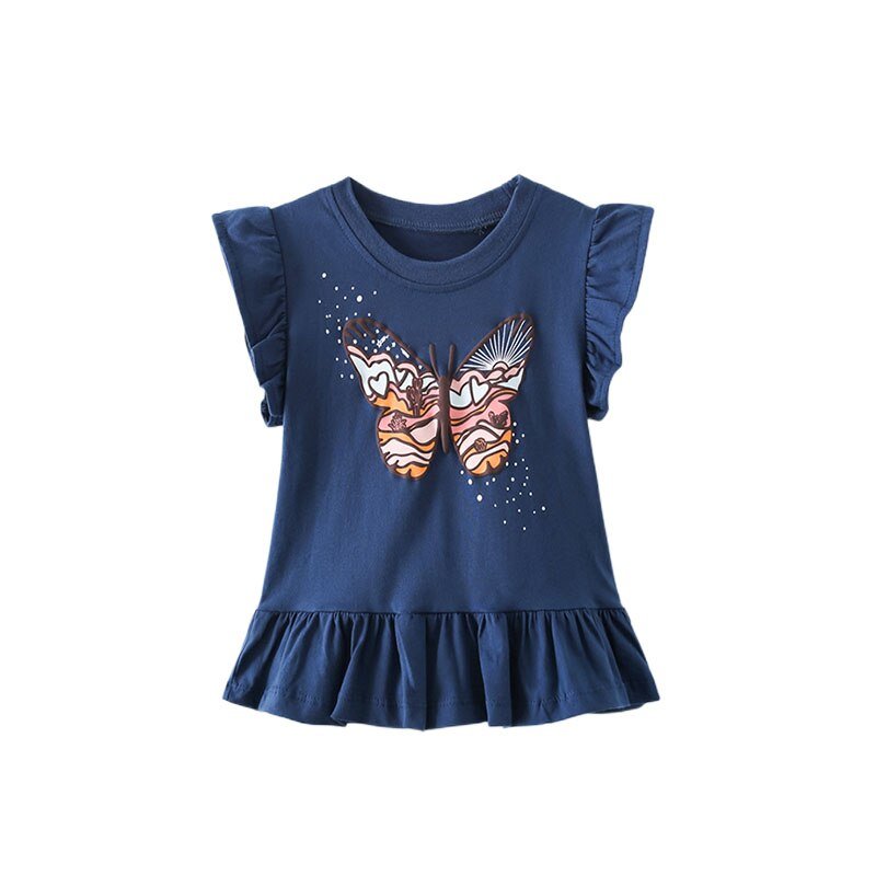 Floral Embroidery Girls T Shirts - Bargainwizz