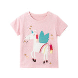 Floral Embroidery Girls T Shirts - Bargainwizz