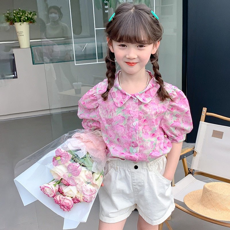 Floral Princess Tops for Kids - Bargainwizz