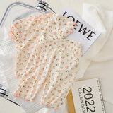 Floral Summer Pajama Set - Bargainwizz