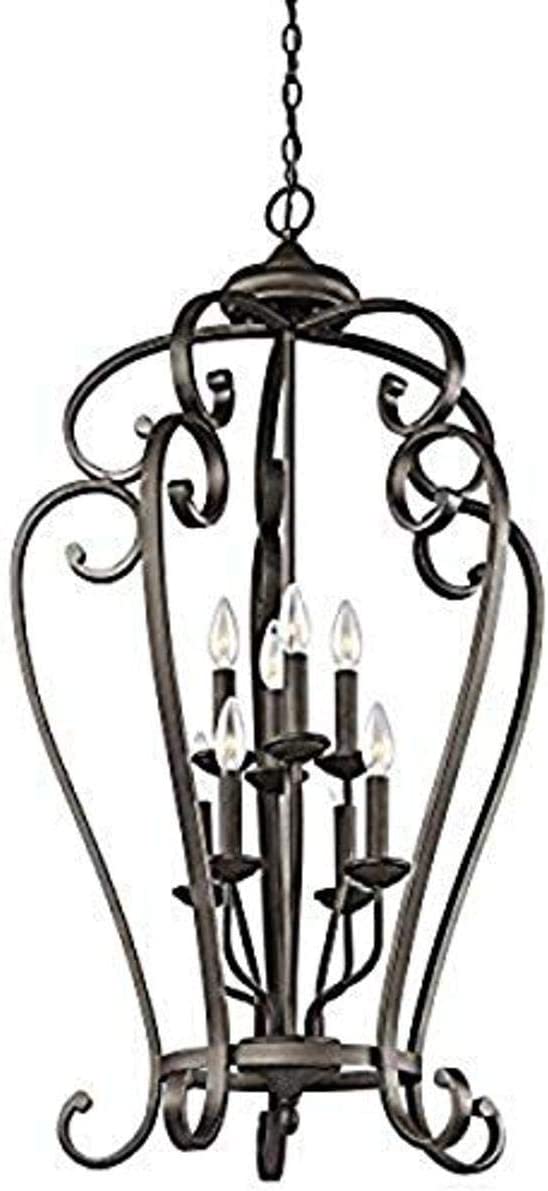 Foyer Cage Chandelier with 8 Lights - 23" Wide - Bargainwizz