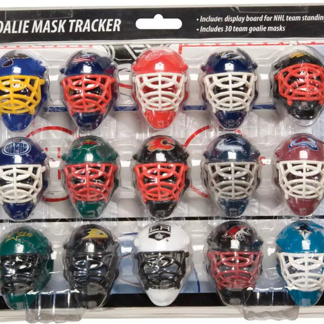 Franklin Sports NHL Micro Goalie Mask Standings Tracker - Bargainwizz