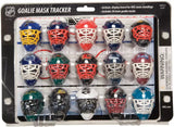 Franklin Sports NHL Micro Goalie Mask Standings Tracker