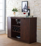 Furniture of America Nason Modern Multi-Storage Wine Bar Buffet - Bargainwizz