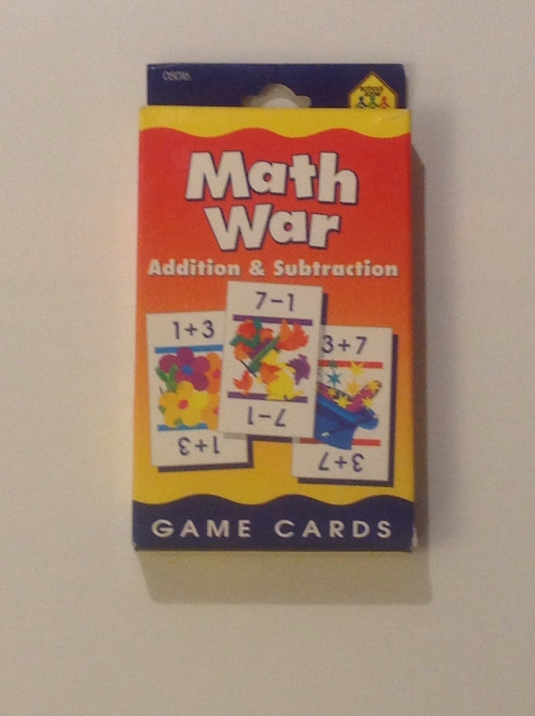 Game Cards Math War: Addition and Subtraction | Bargainwizz