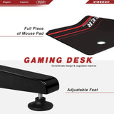 Gaming Desk T-Shaped - Bargainwizz