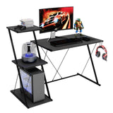 Gaming Desk with 3-Tier Open Shelf - Bargainwizz
