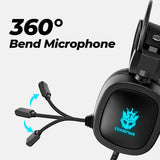 Gaming Headset with Wired Microphone - Bargainwizz